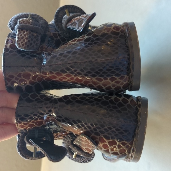 Naughty Monkey Women's Gladis was Here Sandal Size 8 1/2 M Chocolate Leather - Picture 7 of 11